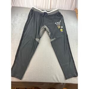 Hustle‎ Gangle sweathpants 3XL XXL vctrs headdress patches black draw strings